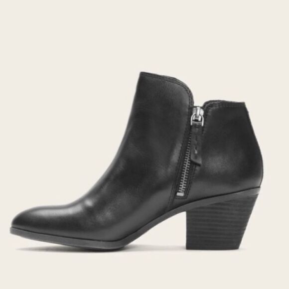 Frye Judith double Zip Bootie-Black - Picture 2 of 13